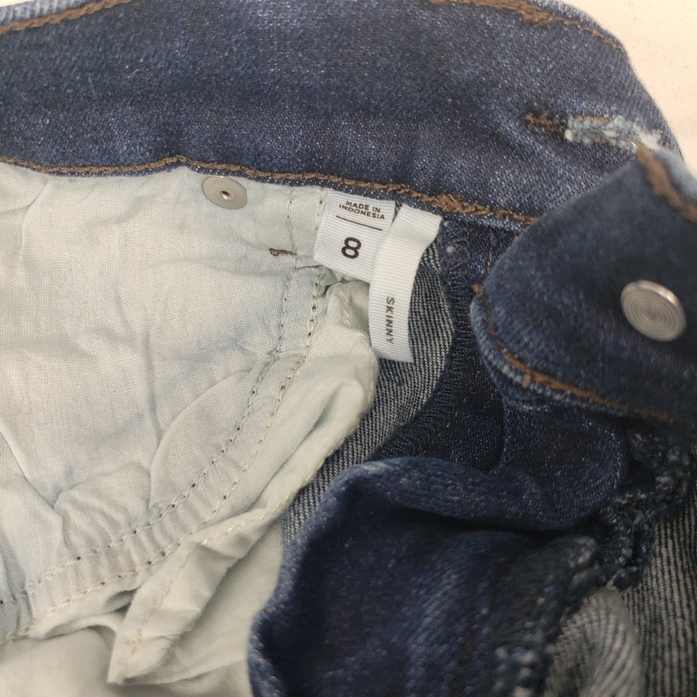LOFT Dark Wash Skinny Jeans - Picture 6 of 7